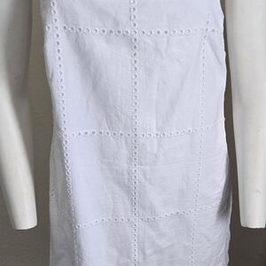 Banana Republic White Eyelet Sundress Sz S